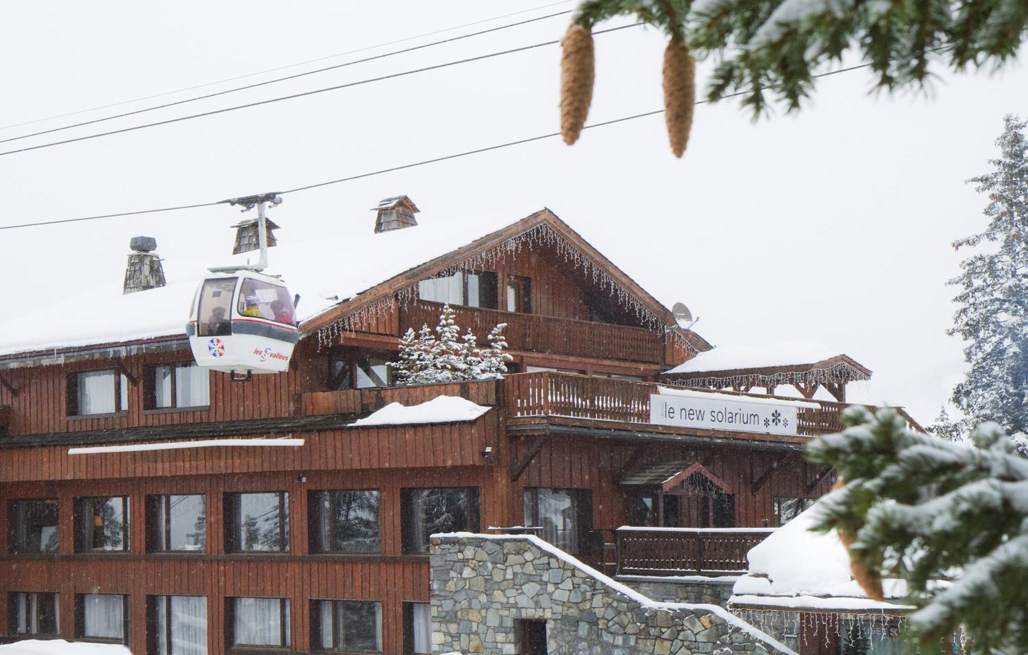 Odalys Hotel New Solarium Courchevel Exteriör bild